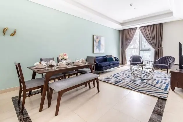 Regal & Modern 2BR With Study in Downtown Dubai - Sleeps 5! - Öne Çıkan Resim