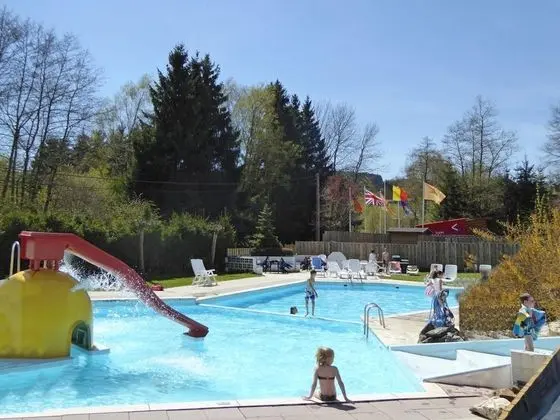 Relaxing Chalet in Dochamps With Swimming Pool and Terrace - Havuz