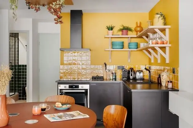 Résidence Edgar Suites Vicat - Porte de Versailles - Mutfak