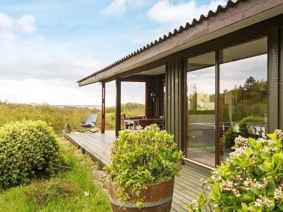 Restful Holiday Home in Knebel With Terrace