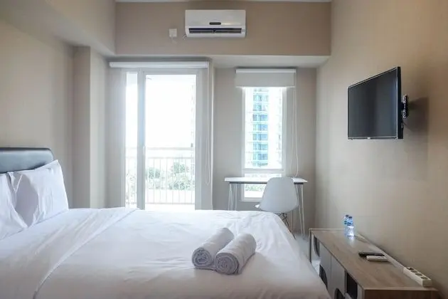 Restful Studio Apartment at Orchard Supermall Mansion - Oda Düzeni