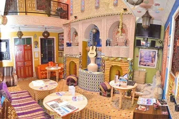 Riad Jennah Rouge - Hostel - İç Mekan