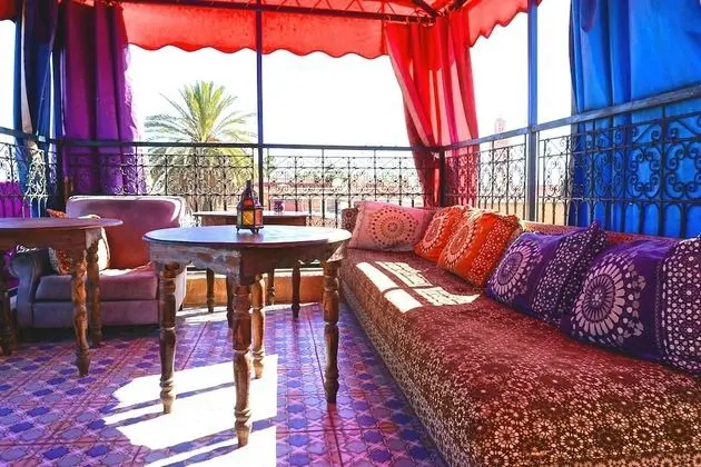 Riad Jennah Rouge - Hostel - Oda Düzeni