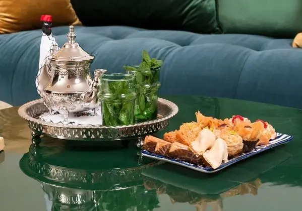 RIAD SPA Les portes de l'Orient TOURS - Yerinde Yemek