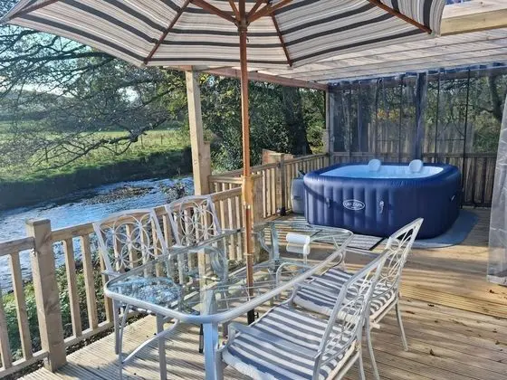 Riverside Cabin in Shropshire