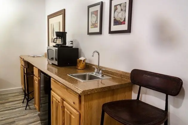 Riverwood Inn Hotel Signature Queen Suite - Mutfak