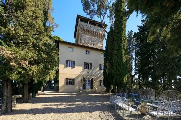 Rocca di Cetona a Magnificent Castle With Private Pool at the top of the Tuscan Hills Between Siena and Umbria