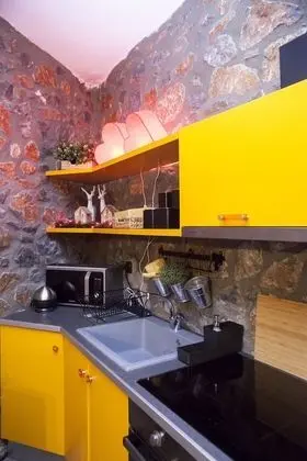 Rock Dandy Mountain House - Palios Agios Athanasios Kaimaktsalan - Mutfak