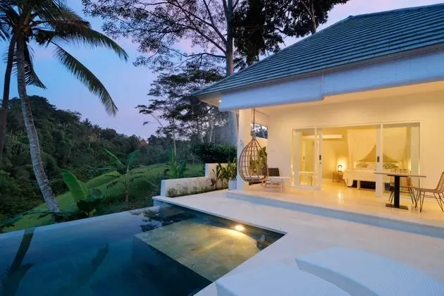 Romantic Jungle Villa, 1 BR, Ubud With Staff
