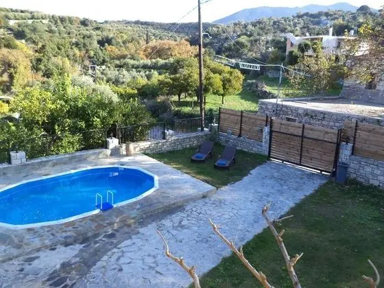 Rural Spacious Villa with Pool at Central Crete - Havuz