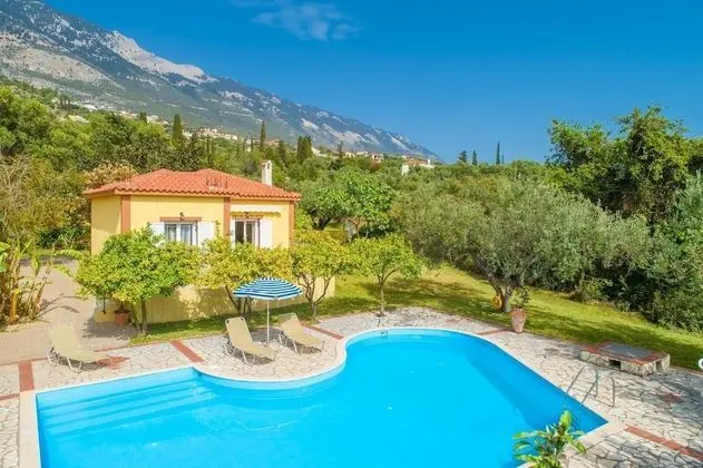 Villa Russa Dionisis Large Private Pool Walk to Beach Sea Views Wifi Car Not Required - 2017