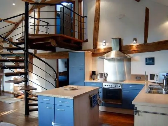 Rustic Stone Farmhouse in Verviers With Sauna - Mutfak