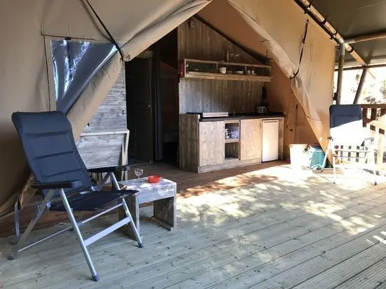 Safaritent Glamping op Camping Orlando in Chianti - Dış Mekan