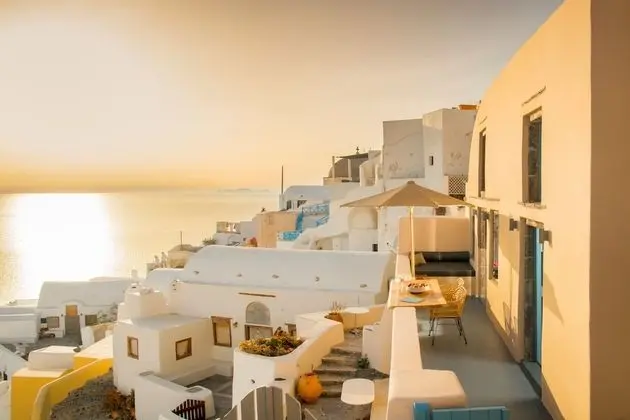 Santa Irini Nano Oia Villa - Dış Mekan