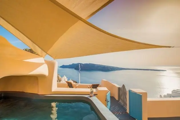 Santa Irini Nano Oia Villa - Havuz