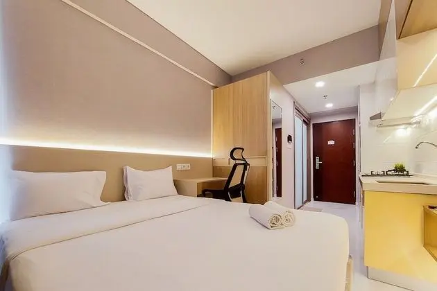 Scenic Designed And Comfy Studio At Sky House Bsd Apartment - Oda