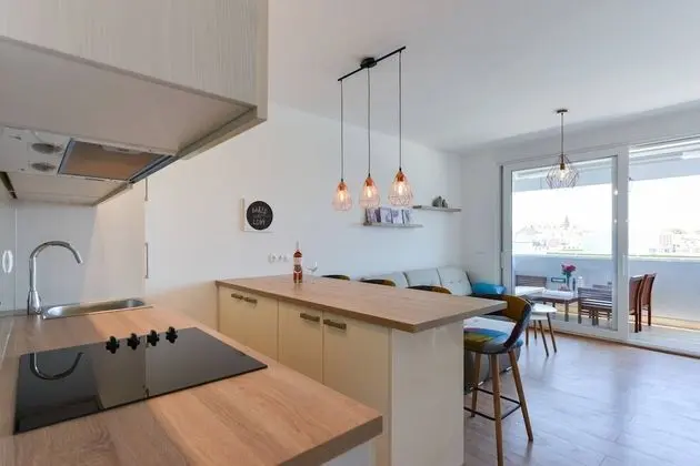 Sea View Apartment Zara Luminosa - Mutfak