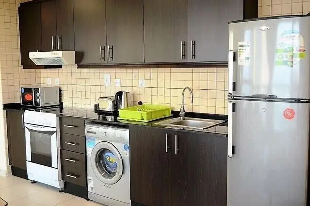 Sea view furnished STUDIO with balcony in Marina - JMI - Mutfak