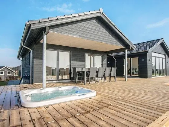Sea-view Holiday Home in Jutland With Outdoor Whirlpool