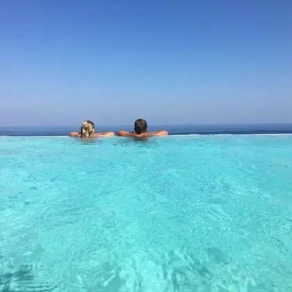 Sea View Villa in Kalythies with Private Pool near 3 Beaches - Havuz