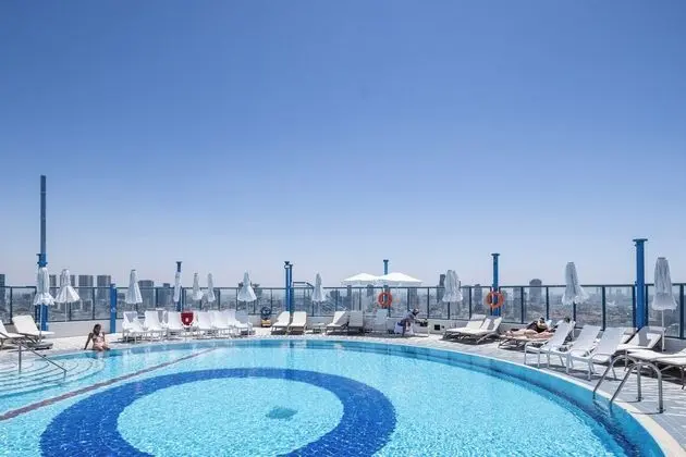Sea View Luxury W Balcony- Hayarkon 78 - Havuz
