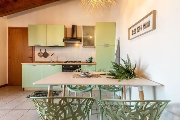 Sea View Panoramic Apartment With Terrace Wifi and Parking - Mutfak