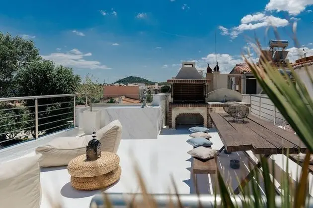 Sea View Studio With a Barbecue Area on the Terrace of the Building Smart TV