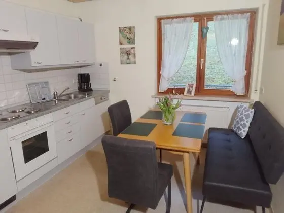 Serene Apartment in Hofstetten With Garden - Mutfak