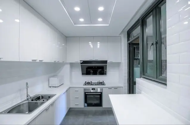 Shanghai Lujiazui Service Appartment - Mutfak