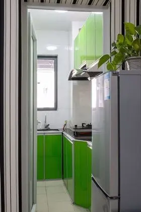 She He Apartment Shenzhen Science Park Branch - Mutfak