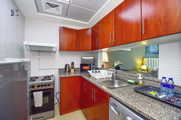 Silver - Modern Studio with lake view - Mutfak