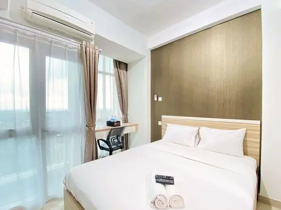 Simply And Homey Designed Studio Room At Taman Melati Jatinangor Apartment - Öne Çıkan Resim
