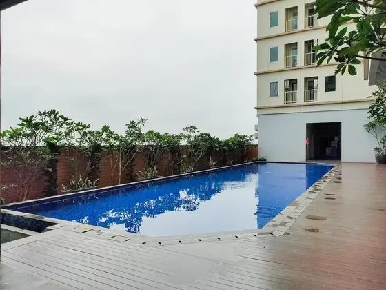 Simply Look Studio Tamansari Mahogany Karawang Apartment - Havuz