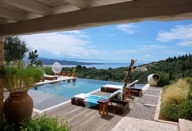 Sinium Luxury Villa Corfu Luxury 3 Bedroom Villa With Private Swimming Pool and Sea View