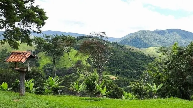 Sítio Recanto Toninha com lago natureza - Dış Mekan