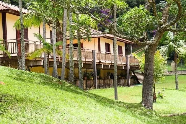 Sítio Recanto Toninha com lago natureza - Dış Mekan