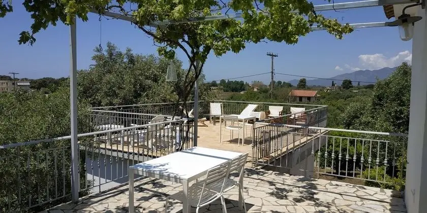 Six-bedroom House With Terrace Ionian Sea View - Dış Mekan