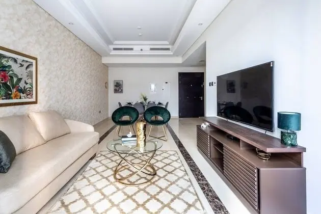 Sleek & Sophisticated 2BR With Study Within Downtown Dubai! - Öne Çıkan Resim