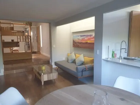 Small Cottage With sep Bedroom, Specious Bathroom, Lounge and Open-plan Kitchen