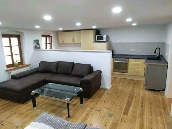Snug Apartment in Pirna Near River Elbe - Mutfak