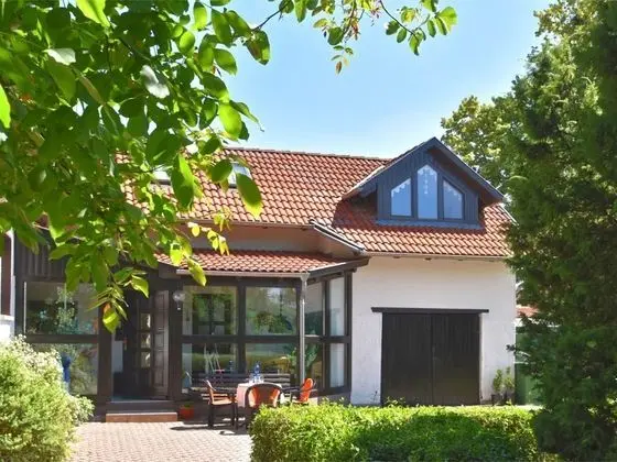 Sophisticated Holiday Home in Thuringia With Sunroom, Garden and Terrace