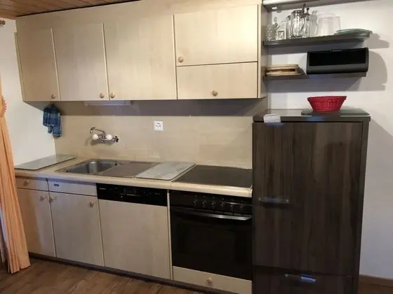 Spacious Apartment in Saint Niklaus near Mattertal Ski Area - Mutfak
