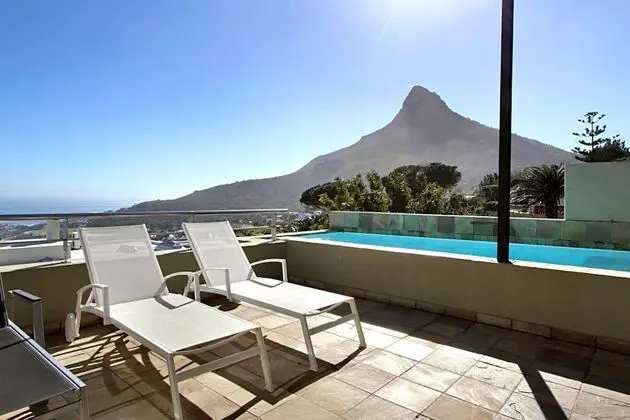 Spacious Camps Bay Holiday Apartment With Private Pool and Large Balcony Medburn Views Penthouse