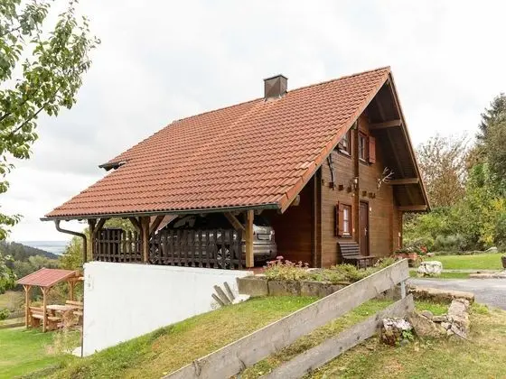 Spacious Chalet in Hinterrod Thuringia With Sauna - Dış Mekan