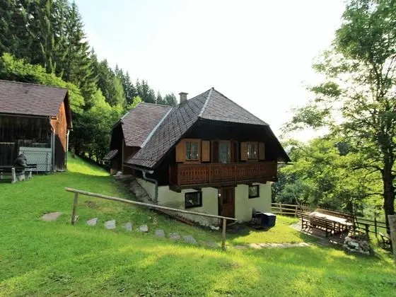 Spacious Chalet with Sauna near Ski Area in Wolfsberg - Dış Mekan