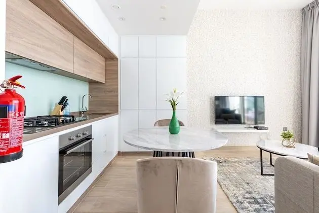Spacious & Ornate Studio Apartment in the Famous Dubai Marina! - İç Mekan