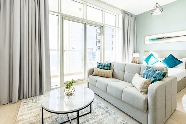Spacious & Ornate Studio Apartment in the Famous Dubai Marina! - Öne Çıkan Resim