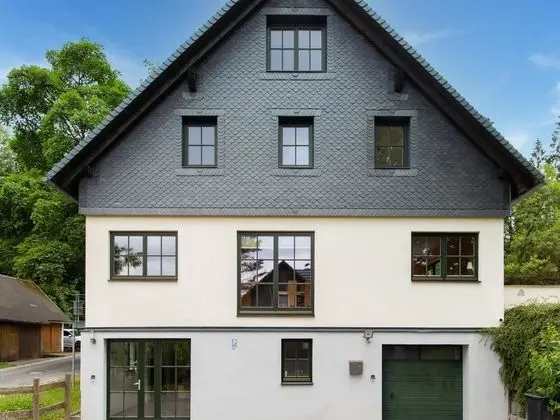 Spacious Semi-detached House With Wood Stove Located Directly on the Rennsteig