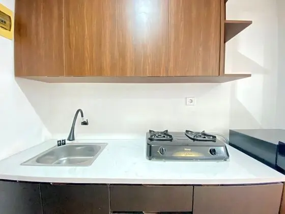 Spacious Studio Room at Apartment Grand Asia Afrika Residence - Mutfak