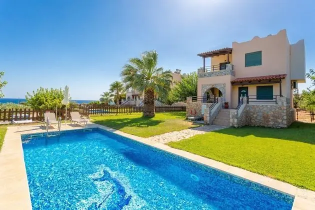 Spiros Beach Villa Large Private Pool Walk to Beach Sea Views A C Wifi Car Not Required - 971 - Öne Çıkan Resim